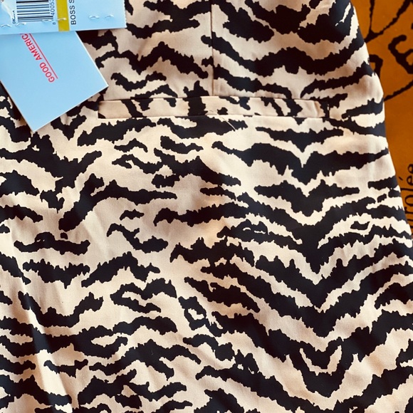 ❗️LAST CHANCE❗️ Good American “Boss” A-Line Animal Print Shorts NWT - Picture 9 of 11